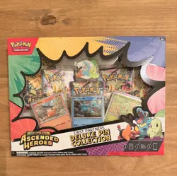 Pokemon TCG Mega Evolution Ascended Heroes First Partners Deluxe Pin Collection - Image 1