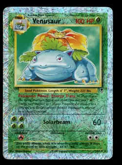 2002 WOTC POKEMON LEGENDARY COLLECTION VENUSAUR 18/110 REVERSE HOLO RARE LP-M+ - Image 1