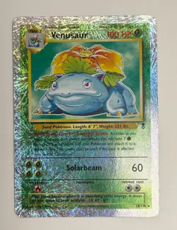 2002 WOTC POKEMON LEGENDARY COLLECTION VENUSAUR 18/110 REVERSE HOLO RARE LP-M+ - Image 3