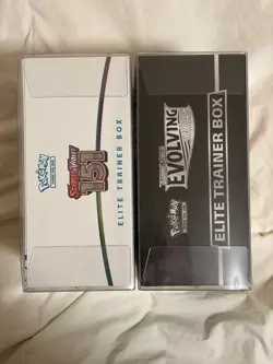 Pokemon TCG: 151 & Evolving Skies ETB Pair Of 2 Lot Sealed w Display Case - Image 5