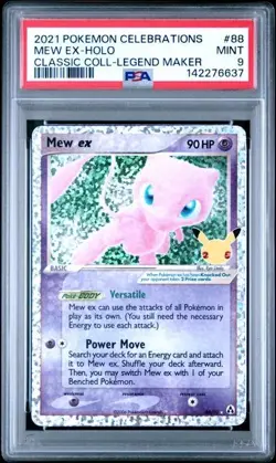 SEQUENTIAL PSA 9 MEW EX 88 GARDEVOIR EX 93 CELEBRATIONS POKEMON - Image 2