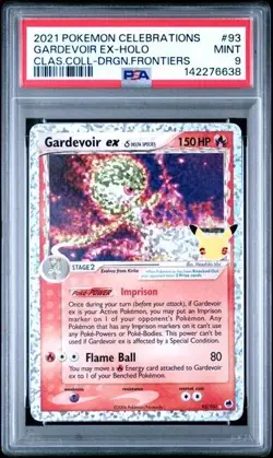 SEQUENTIAL PSA 9 MEW EX 88 GARDEVOIR EX 93 CELEBRATIONS POKEMON - Image 4