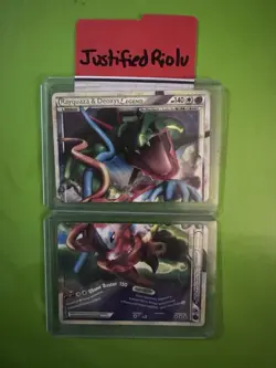 Rayquaza & Deoxys Legend Ultra Rare Holo Set 89/90 90/90 LP/NM - Image 1