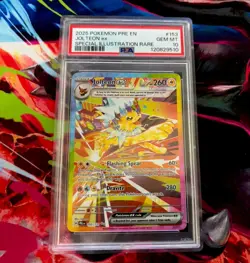 Pokemon TCG Jolteon ex 153/131 Prismatic Evolutions Holo PSA 10 Rare - Image 1