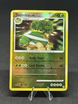 Pokemon Torterra 17/130 Diamond and Pearl Reverse Holo - Image 1