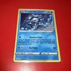 HOLO Cryogonal 043/203 2021 Pokemon Evolving Skies Common Holiday Calendar Card - Image 1