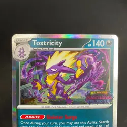Toxtricity Pokemon Phantasmal Flames Staff Promo #017 - Image 3