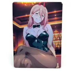 Chainsaw Man Power Goddess Anime Waifu ACG Foil Card - Image 1