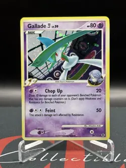 2009 Pokemon Gallade LV.59 20/111 Holo Rare Rising Rivals LP - Image 2