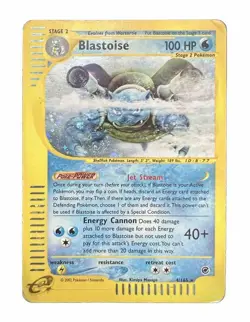 Pokemon TCG Blastoise Expedition Base Set 4/165 Reverse Holo Holo Holo Rare - Image 1