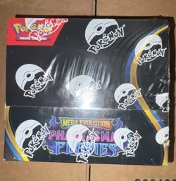 Pokemon CENTER Mega Evolution Phantasmal Flames BOOSTER BOX fact Sealed 36 Packs - Image 1