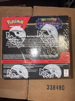 Pokemon CENTER Mega Evolution Phantasmal Flames BOOSTER BOX fact Sealed 36 Packs - Image 5