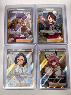 Pokemon TCG 4 Trainer Full Art Lot - Image 1