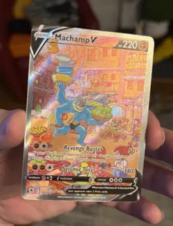 2022 Pokemon Machamp V (Alternate Full Art) 172/189 Swsh10: Astral Radiance Holo - Image 1