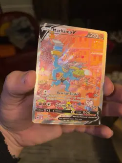 2022 Pokemon Machamp V (Alternate Full Art) 172/189 Swsh10: Astral Radiance Holo - Image 5