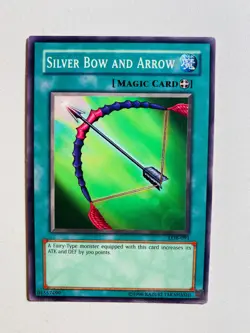 YU-GI-OH! SILVER BOW AND ARROW LOB-091 NM-MT CARD - Image 1