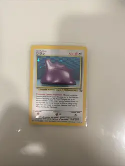 Pokemon TCG Ditto Holo Card 3/62 Fossil Rare Mint Condition - Image 2