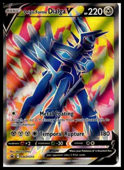 SWSH: Sword & Shield Promo Cards #SWSH255 Origin Forme Dialga V - Image 1