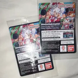 TWO Bandai One Piece Card Game US Voyage Monkey.D.Luffy Holo Lot of 2 Cards - Image 2