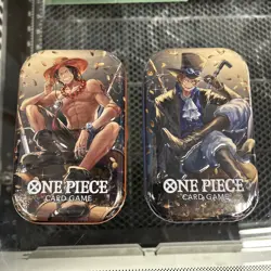 One Piece Card Game Tin Pack Volume 2 OP-13 Set of 2 Brand New Sealed RTS! - Image 1