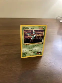 Pokemon TCG Brock's Zubat Gym Heroes Unlimited Regular Card MP Condition - Image 2