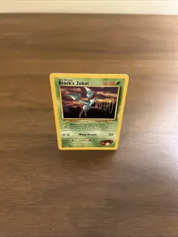 Pokemon TCG Brock's Zubat Gym Heroes Unlimited Regular Card MP Condition - Image 4