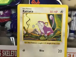 Pokemon TCG Base Set - Rattata #61/102 - Shadowless Non Holo Card - Image 2