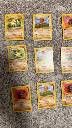 Ground Type Pokemon Cards Base set jungle Mix - Image 2