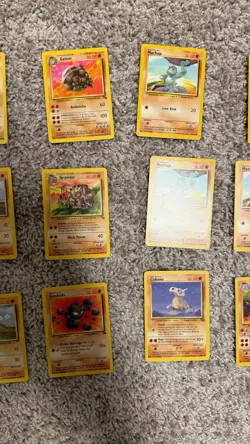 Ground Type Pokemon Cards Base set jungle Mix - Image 3