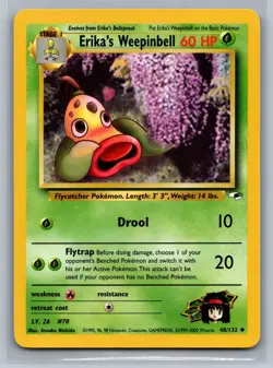 Erika's Weepinbell (48) Gym Heroes #048/132 Uncommon Pokemon Card - Image 1