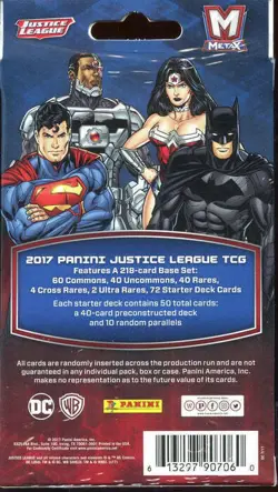 Dc Justice League Metax TCG Game Starter Deck 50 Cards - Image 2