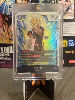 Bandai Vegito FB04-130 SCR Holo Battle Card Dragon Ball Super Card Game - Image 1