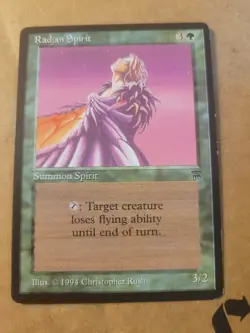 MTG Radjan Spirit Legends Magic the Gathering English 1994 LP (Christopher Rush) - Image 1