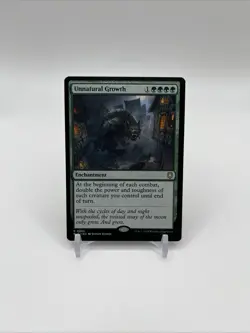 Unnatural Growth Bloomburrow Commander 0245 Regular Rare MTG NM - Image 1