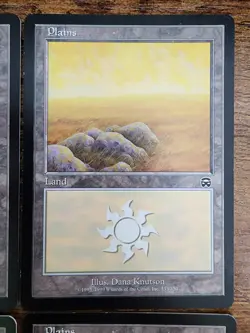 MTG ⭐Mercadian Masques Basic Land Plains Set LP+ ⭐4x: 1x of Each Art 1999 Magic - Image 4