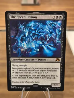 magic the gathering - The Speed Demon - Legendary Creature - Demon - Mythic - Image 1