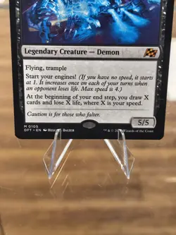 magic the gathering - The Speed Demon - Legendary Creature - Demon - Mythic - Image 3