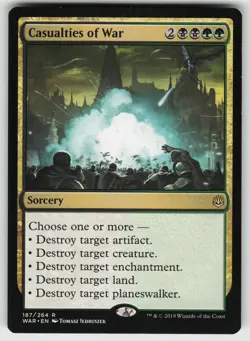 Casualties of War R War of the Spark 187 MTG - Image 1