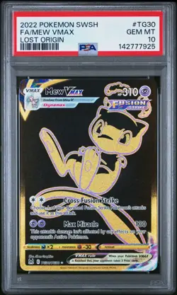 PSA 10 MEW VMAX TG30/TG30 FULL ART LOST ORIGIN POKEMON 😍 - Image 1
