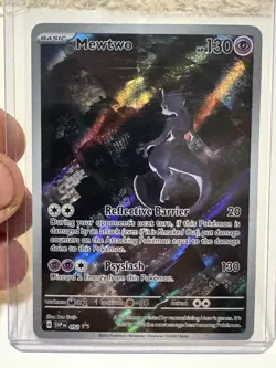 Pokemon 2023 TCG SV 151 Mewtwo Illustration Rare Promo #52 NM/M Sealed - Image 1