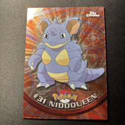 Nidoqueen #31 Pokemon Topps Chrome - Image 1