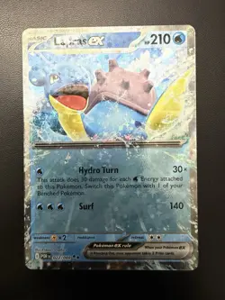 Pokemon 2026 Perfect Order Lapras EX#022/088 Double Rare NM - Image 1