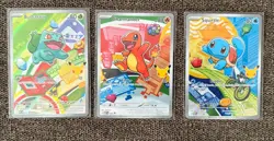 Pokemon TCG First Partner Illustration Collection Series 1 Kanto GEN 1 Starters - Image 1