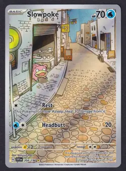 Pokemon - Slowpoke - 204/198 - Scarlet & Violet Base - Illustration Rare - NM - Image 1