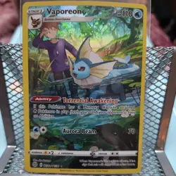 Vaporeon TG02/TG30 – Trainer Gallery – Pokemon Brilliant Stars – NM - Image 1