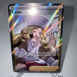 Pokemon TCG Caitlin (Full Art) 189/198 Sword & Shield Chilling Reign Holo - NM - Image 1