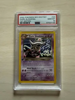Pokemon TCG Dark Slowking Neo Destiny 1st Edition 20/105 Vintage WOTC PSA 10 - Image 1