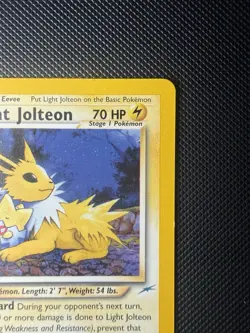Pokemon 2001 Light Jolteon 48/105 Neo Destiny Uncommon NM - Image 4