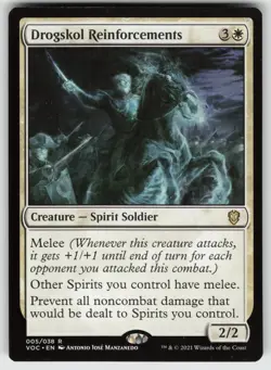 Drogskol Reinforcements R Commander: Innistrad: Crimson Vow 5 MTG - Image 1