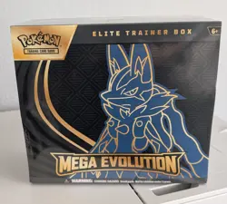 Pokemon Mega Evolution Lucario Elite Trainer Box (ETB) Factory Sealed - Image 1